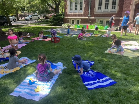 Time for lunch at Families Together Summer Camp.