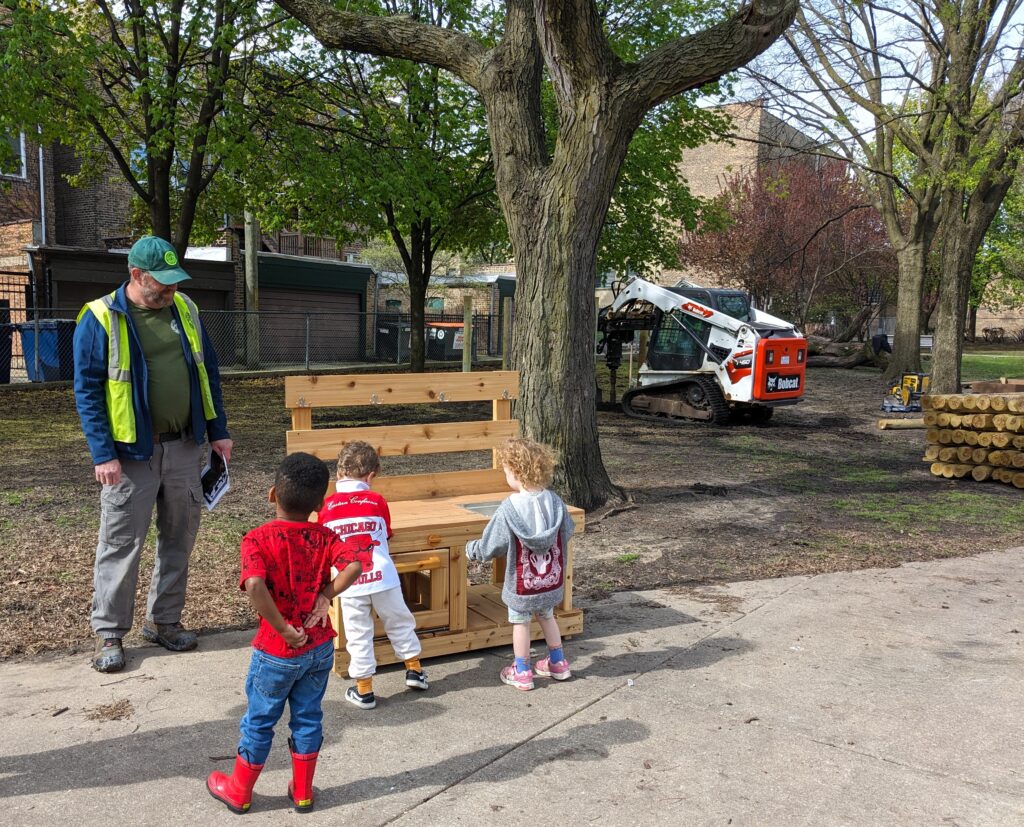 Senn Park Nature Play Space construction begins!